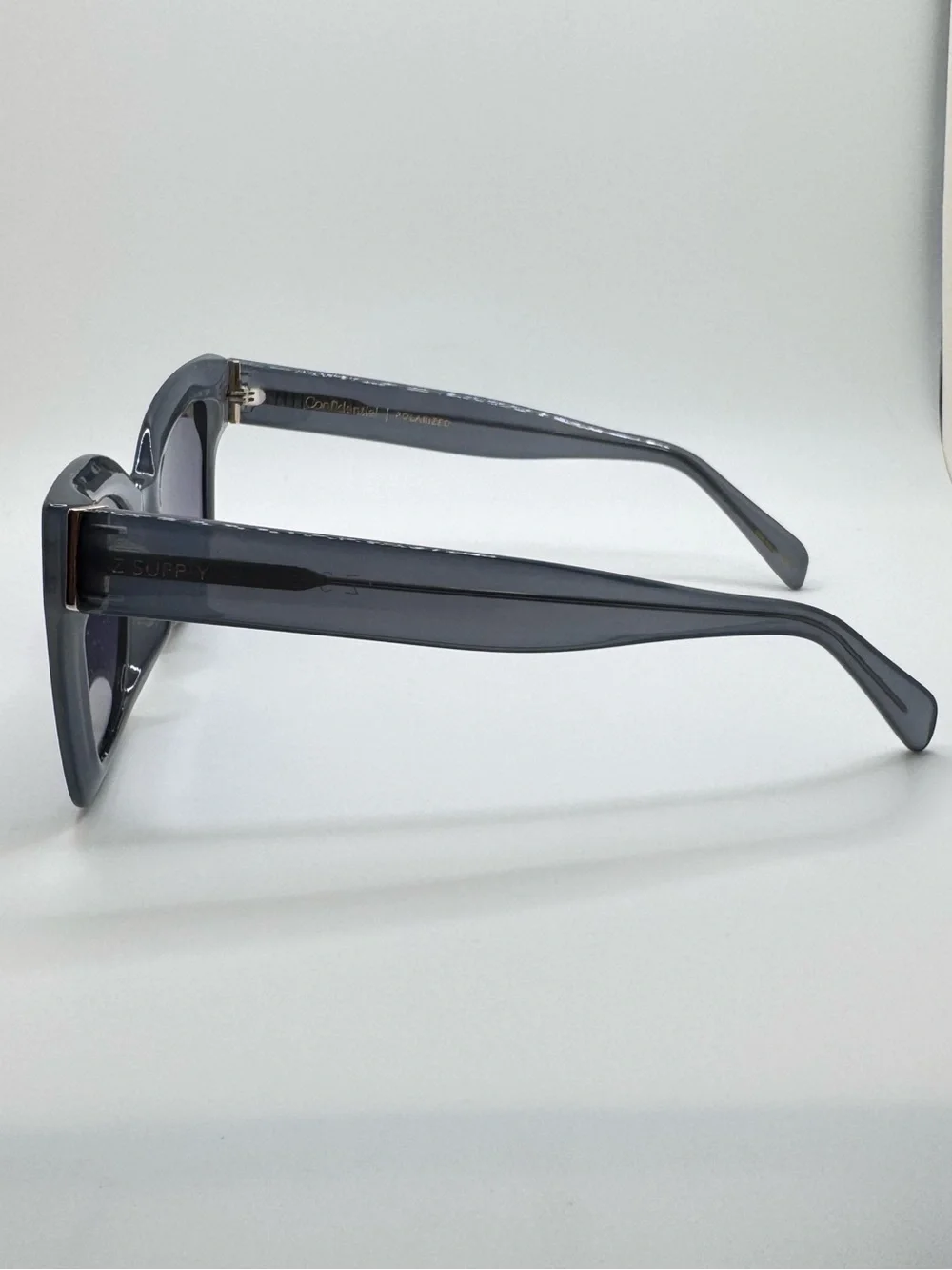 Z SUPPLY Women's Polarized Cat-Eye Sunglasses in Slate Gray NWT